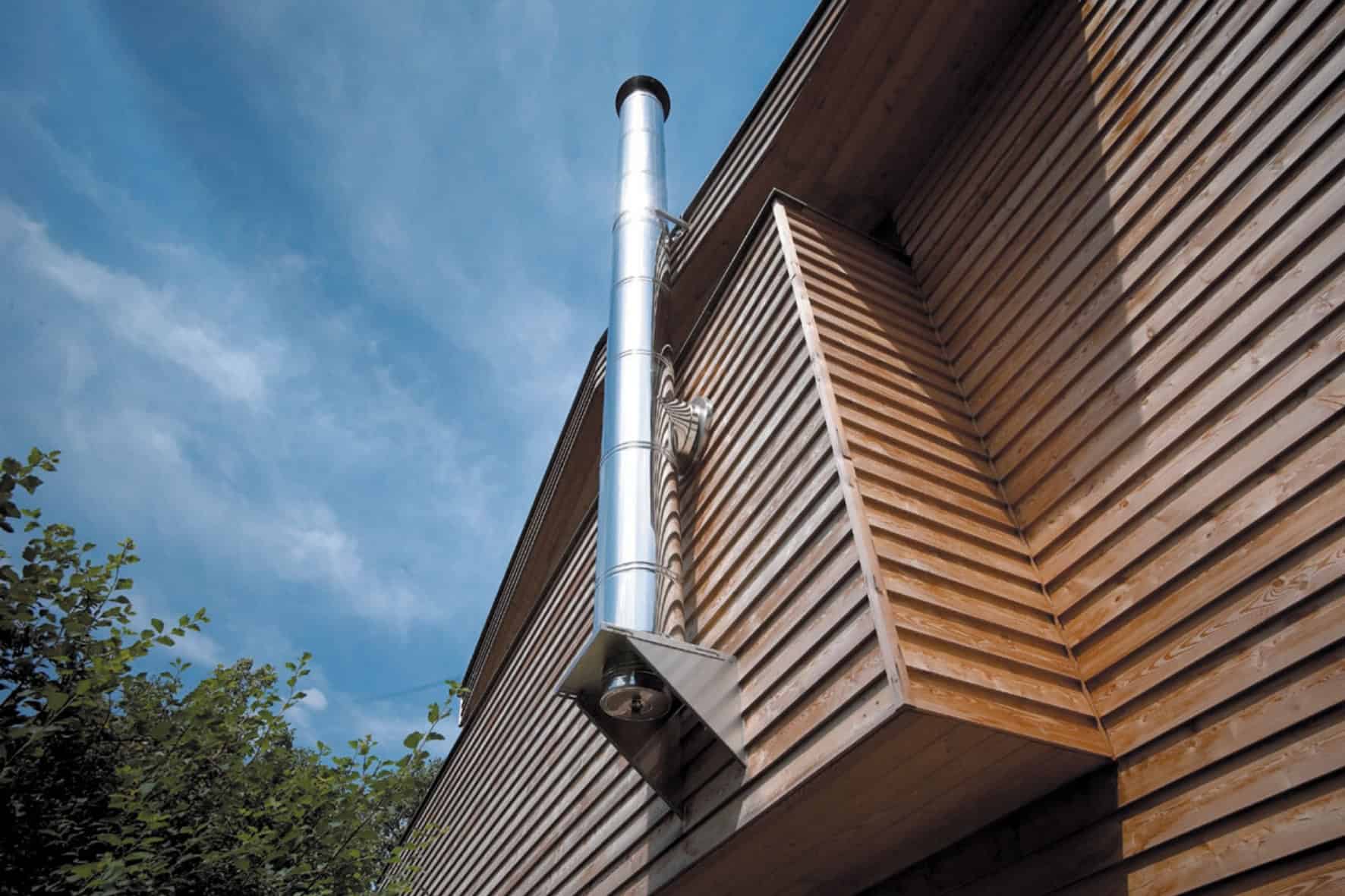 external chimney flue